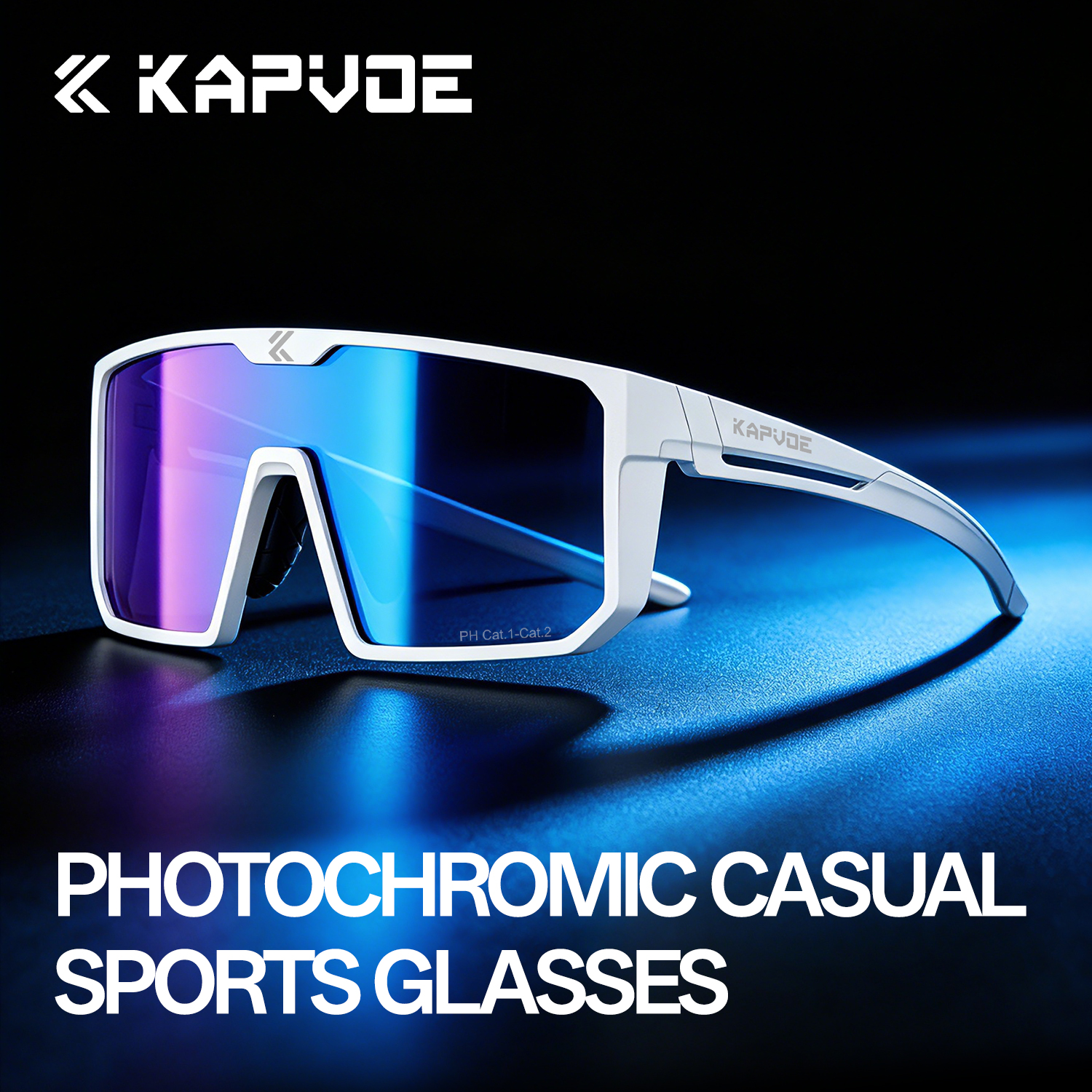 Mountain Biking Camp - KAPVOE UV400 HD Photochromic Sunglasses Stylish