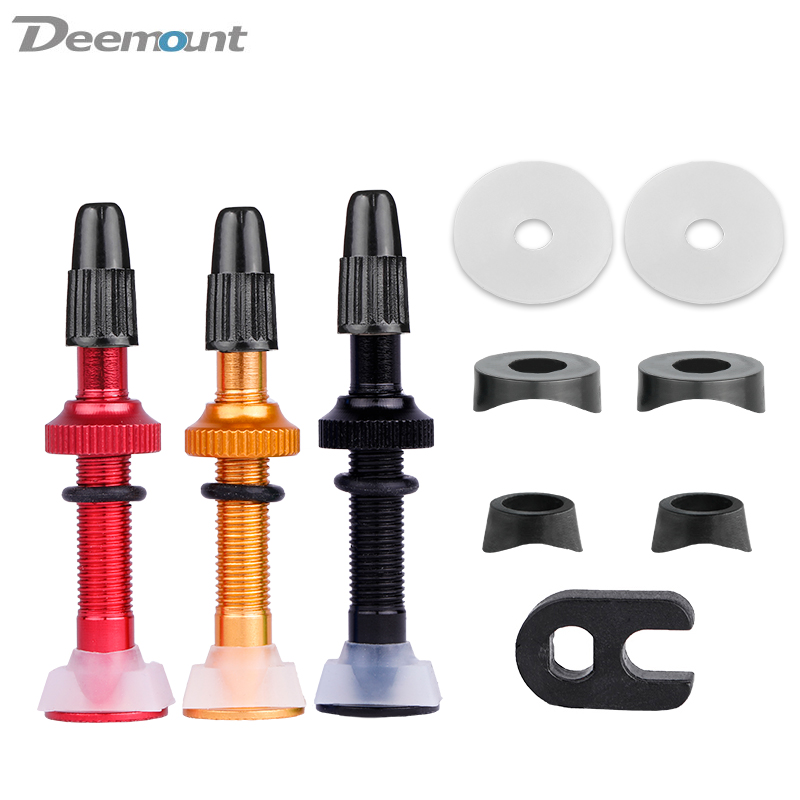 Tubeless Valve Core - 1Pair 40/60mm CNC Machined Presta Valves