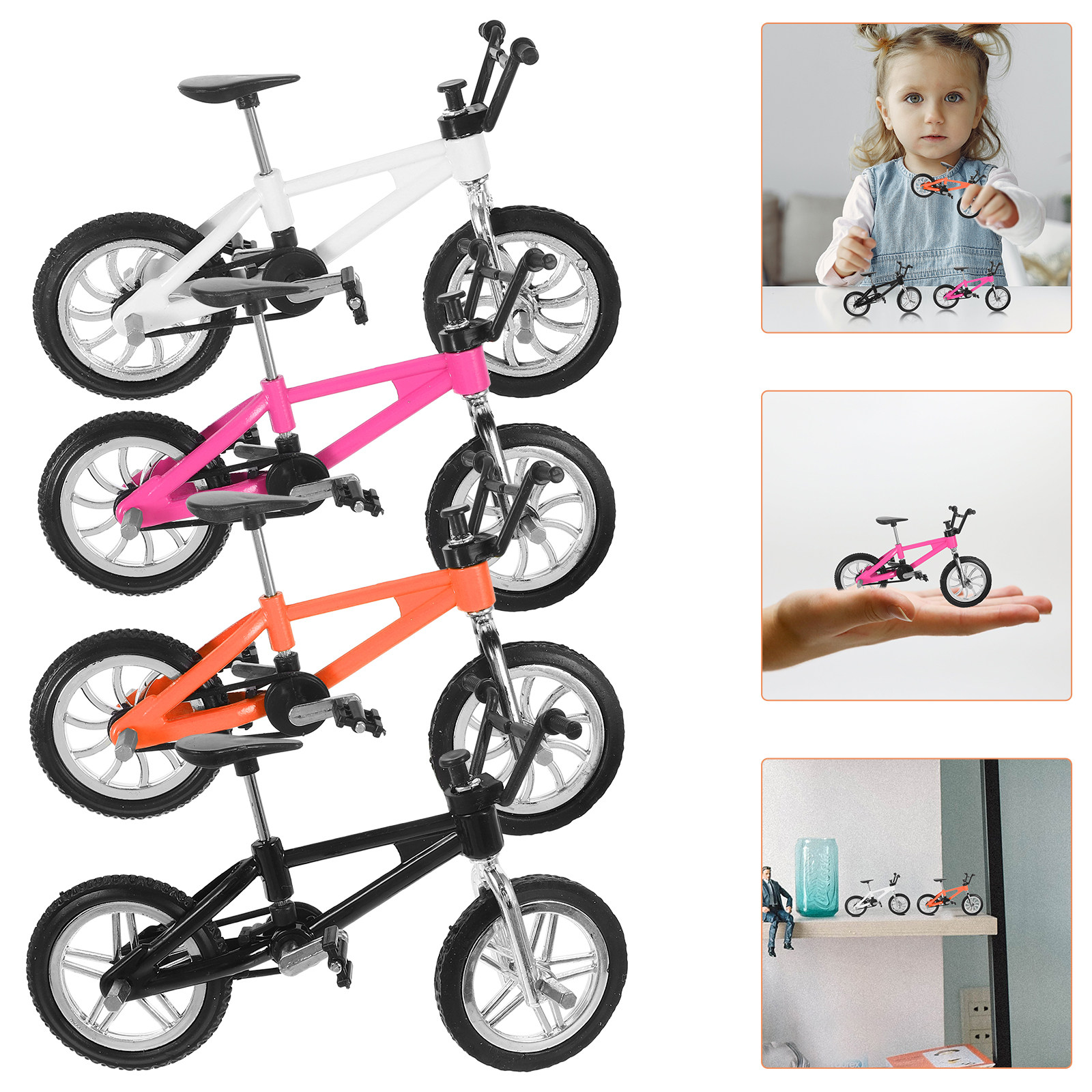 4Pcs Simulation Mini Bike Mode - Mountain Biking Game บทวิจารณ์และราคา