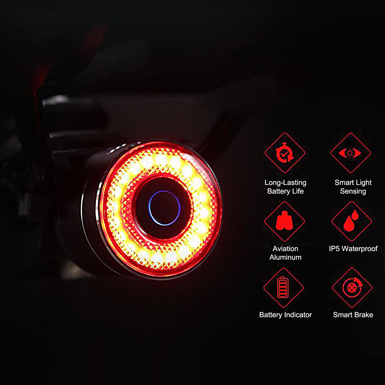 Bicycle Brake Light Smart Bike - Mountain Biking Camp บทวิจารณ์และราคา