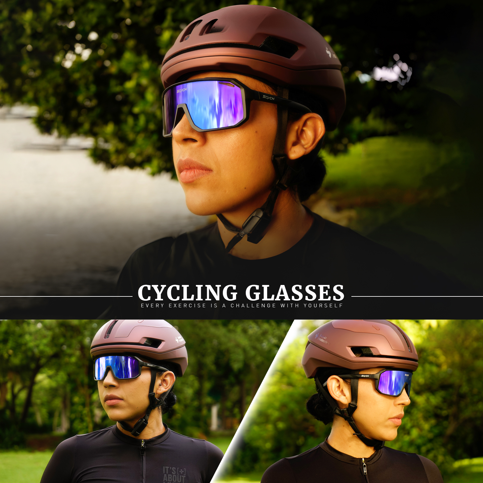 SCVCN Cycling Sunglasses for M - Mountain Biking Camp บทวิจารณ์และราคา