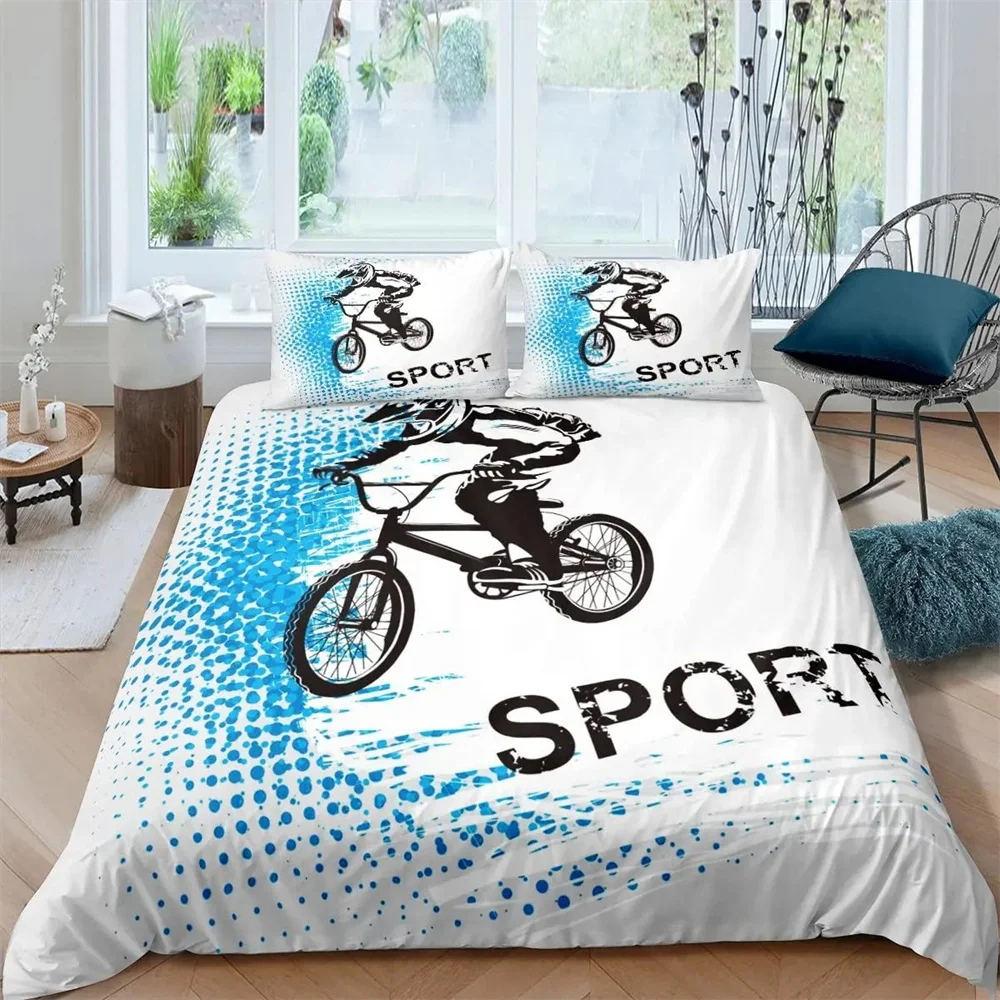Bicycle Duvet Cover Set Microf - Mountain Biking Game บทวิจารณ์และราคา