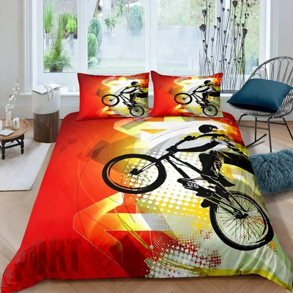 Bicycle Duvet Cover Set Microf - Mountain Biking Game บทวิจารณ์และราคา
