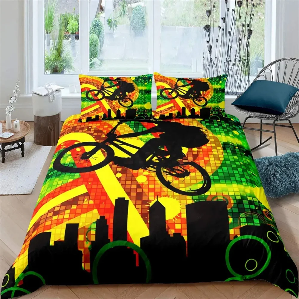 Bicycle Duvet Cover Set Microf - Mountain Biking Game บทวิจารณ์และราคา