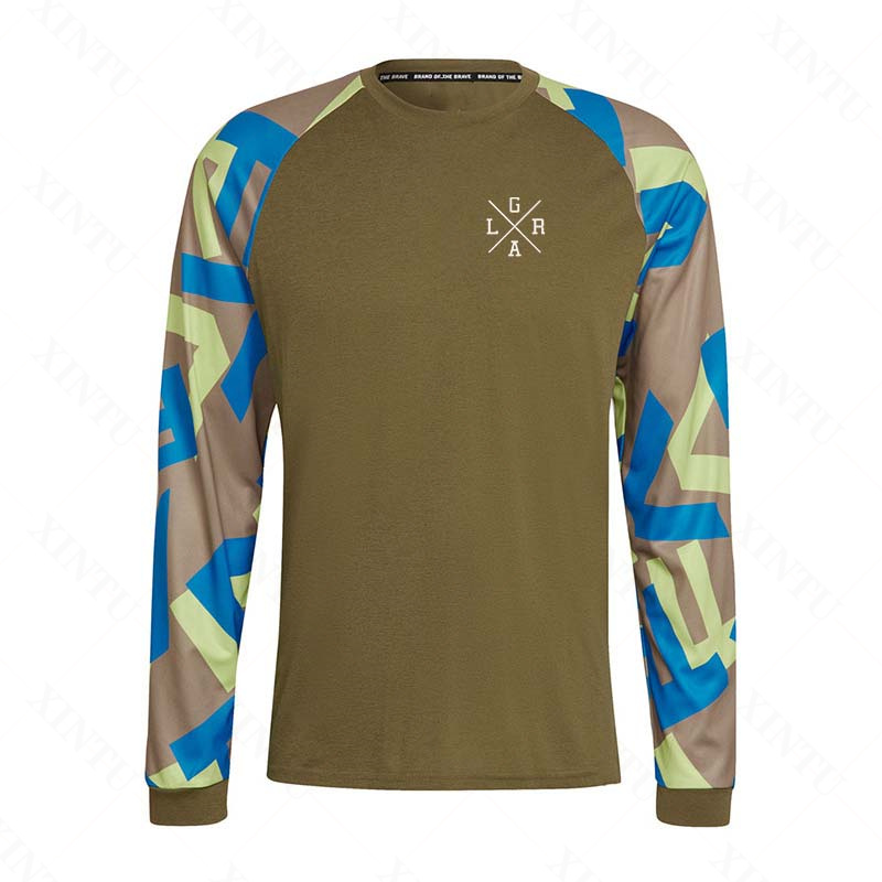 Men's motorcycle lrga jersey M - Mountain Biking Jersey บทวิจารณ์และราคา