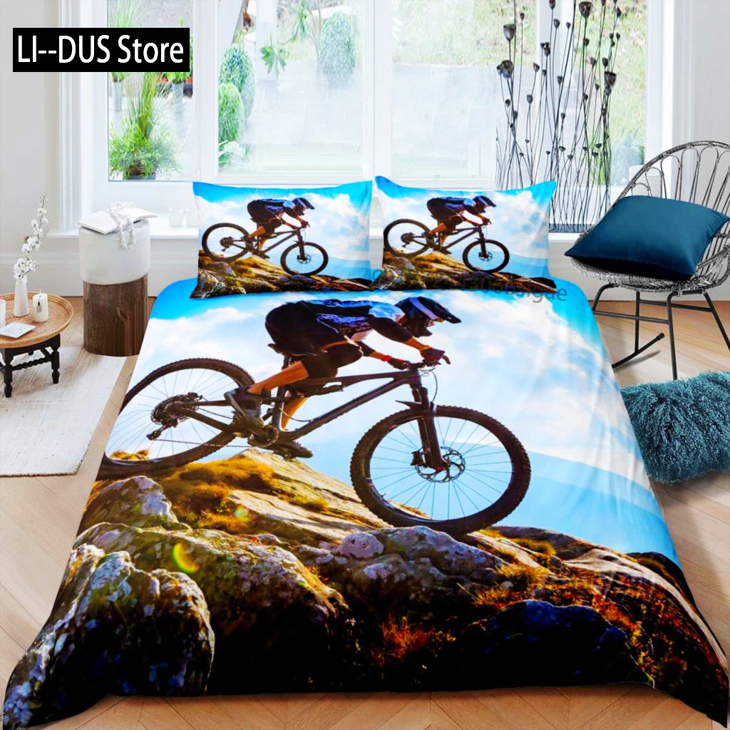Bicycle Duvet Cover Set Microf - Mountain Biking Game บทวิจารณ์และราคา