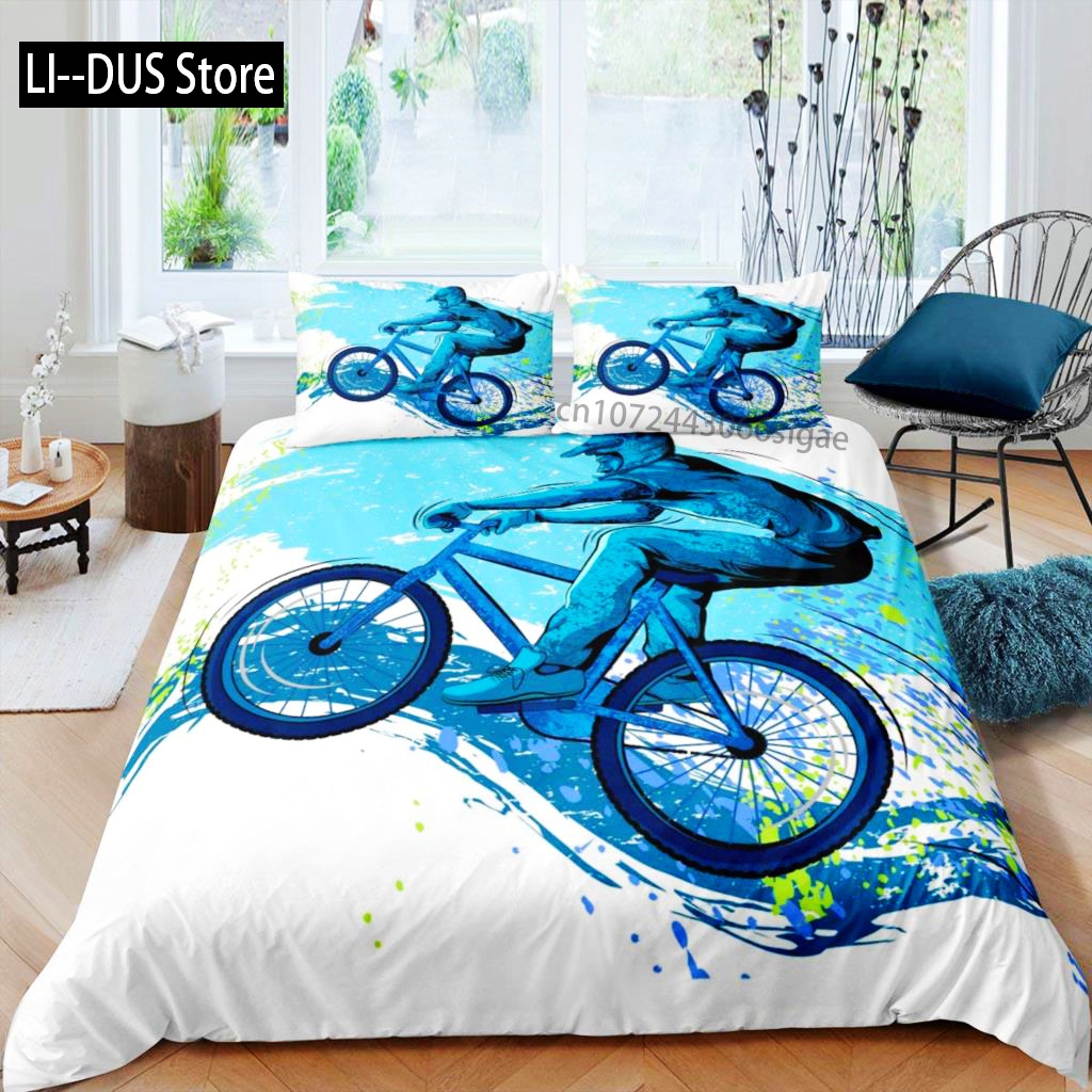 Bicycle Duvet Cover Set Microf - Mountain Biking Game บทวิจารณ์และราคา