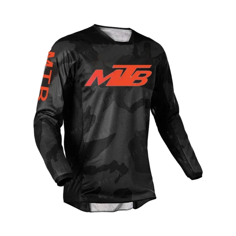 Men's Outdoor Cycling Long-Sle - Mountain Biking Jersey บทวิจารณ์และราคา