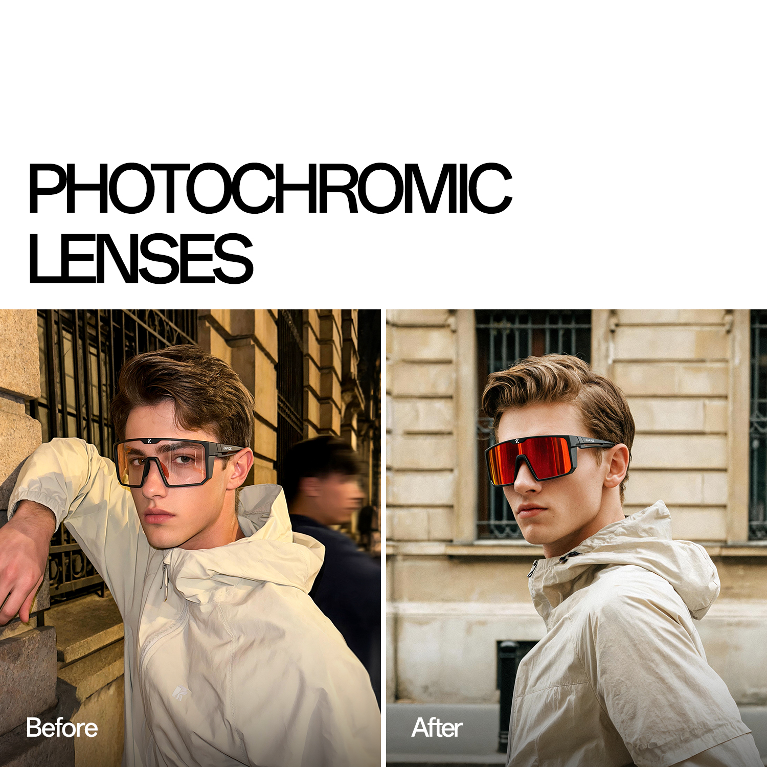 KAPVOE UV400 HD Photochromic S - Mountain Biking Camp บทวิจารณ์และราคา