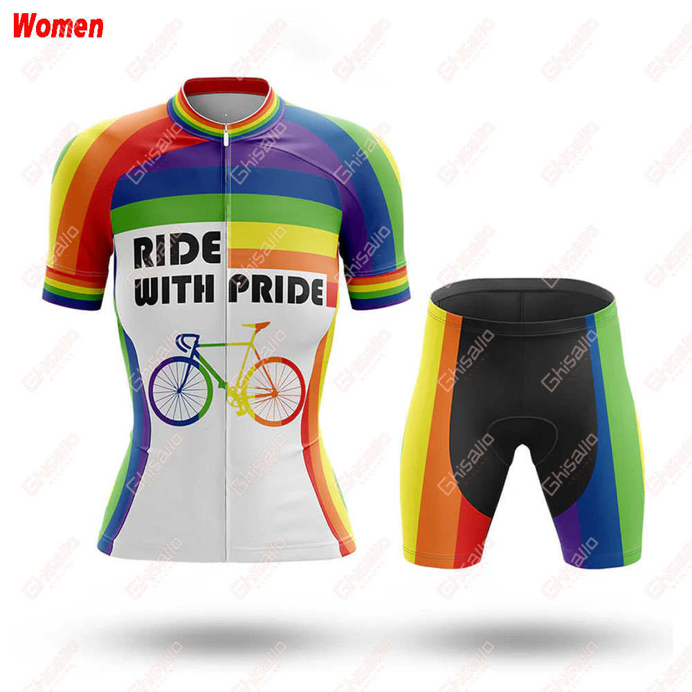 Ride With Pride Polyester Cycl - Mountain Biking Outfits Women บทวิจารณ์และราคา