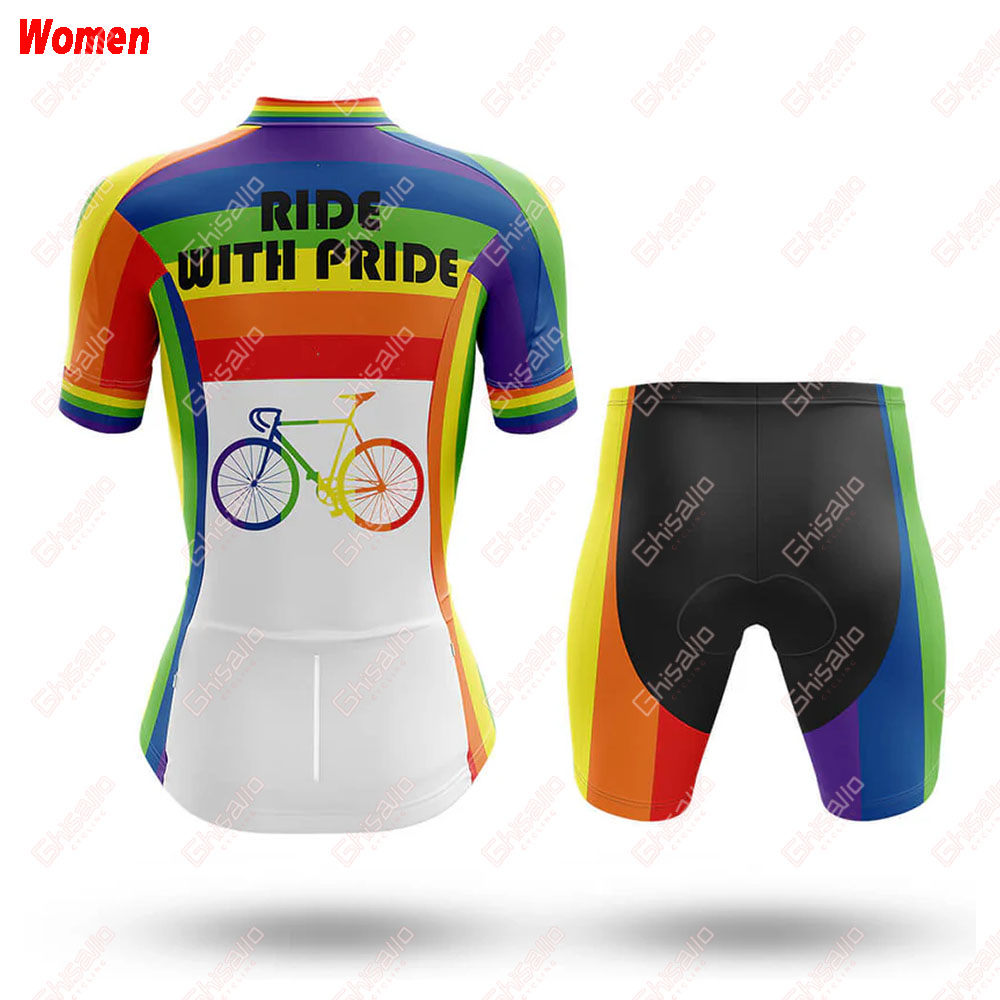Ride With Pride Polyester Cycl - Mountain Biking Outfits Women บทวิจารณ์และราคา