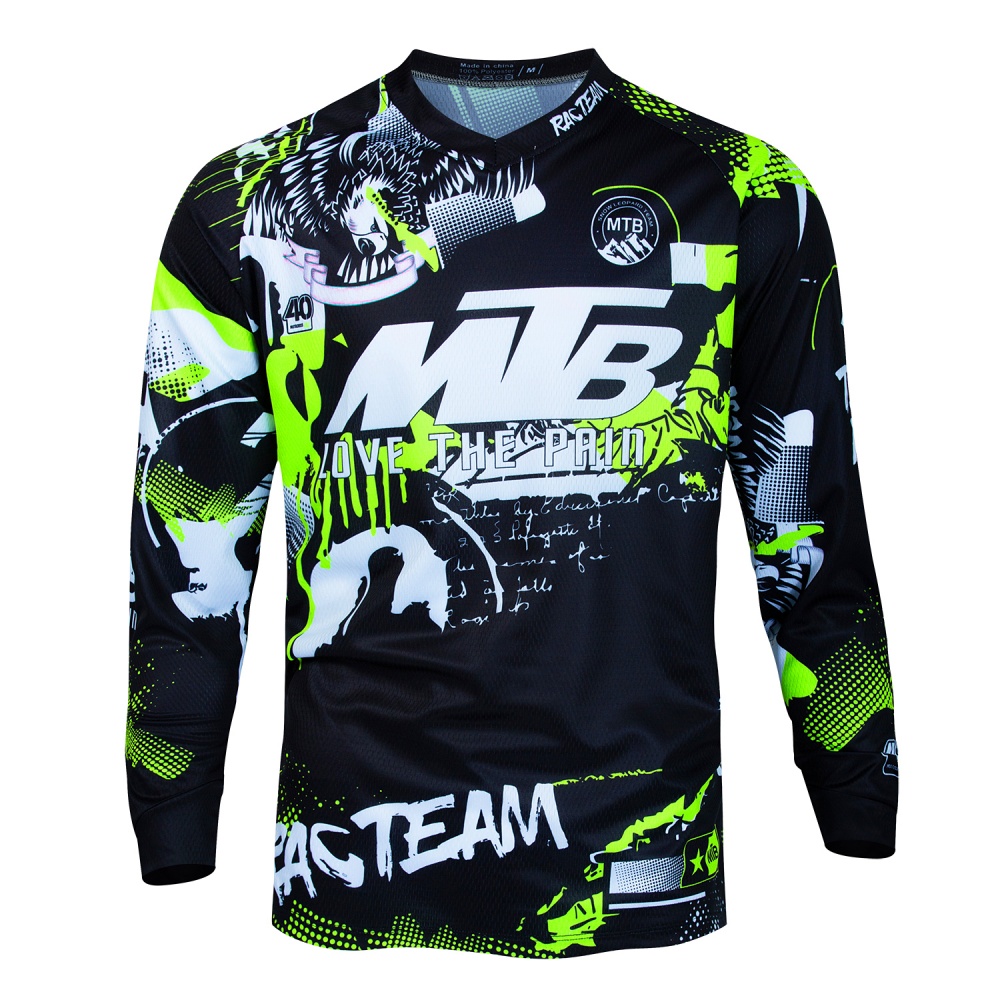 MTB Mountain Bike Long-Sleeve  - Mountain Biking Jersey บทวิจารณ์และราคา