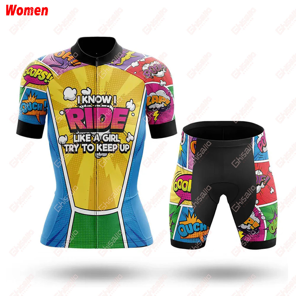 Like A Girl Comic Polyester Cy - Mountain Biking Outfits Women บทวิจารณ์และราคา