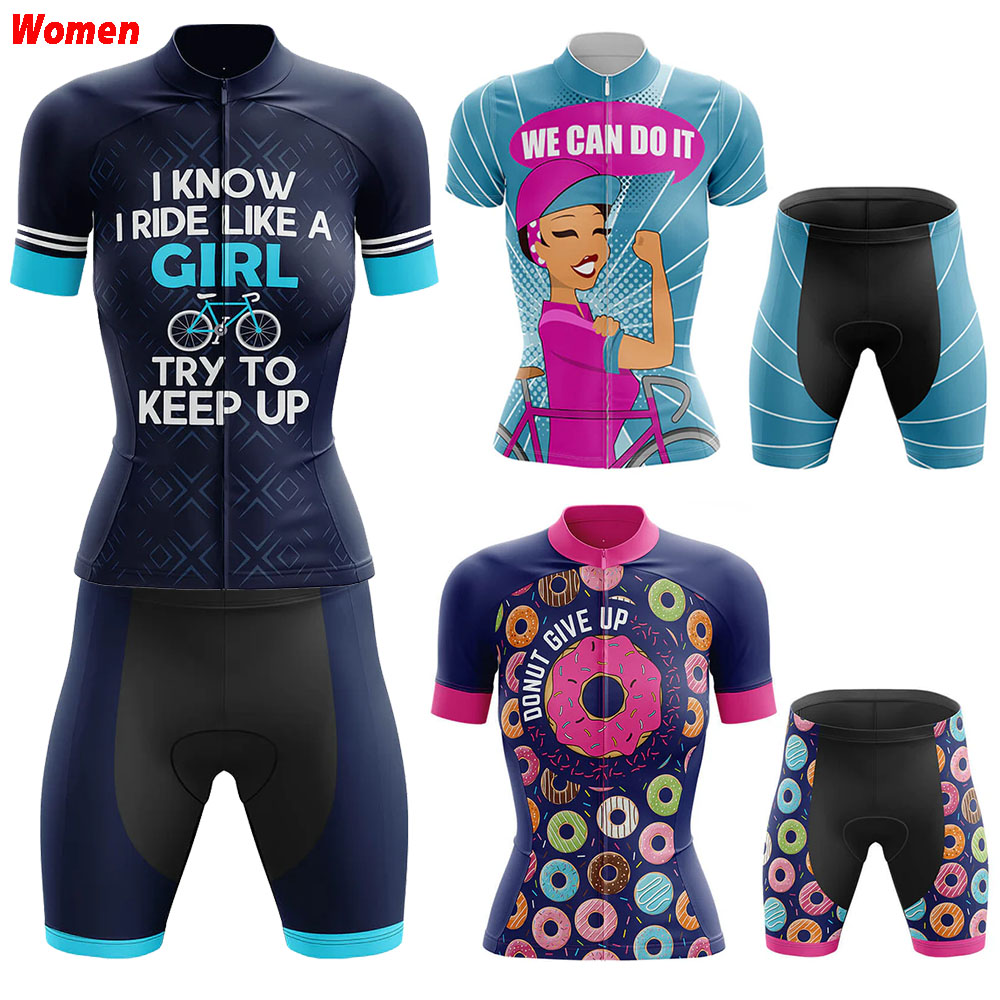 Like A Girl Polyester Cycling  - Mountain Biking Outfits Women บทวิจารณ์และราคา