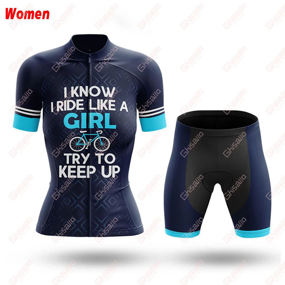 Like A Girl Polyester Cycling  - Mountain Biking Outfits Women บทวิจารณ์และราคา