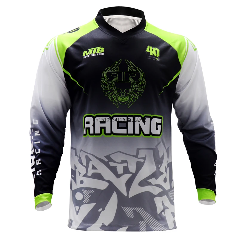 Long Sleeve Quick Dry MTB Jers - Mountain Biking Jersey บทวิจารณ์และราคา