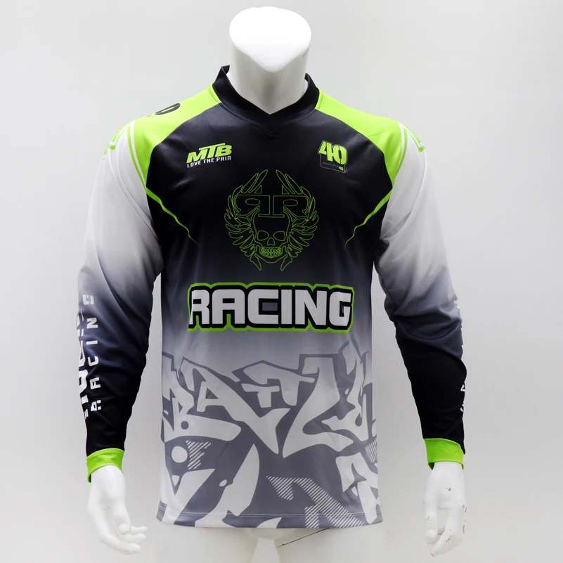 Long Sleeve Quick Dry MTB Jers - Mountain Biking Jersey บทวิจารณ์และราคา