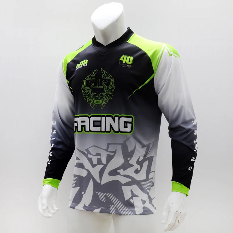 Long Sleeve Quick Dry MTB Jers - Mountain Biking Jersey บทวิจารณ์และราคา
