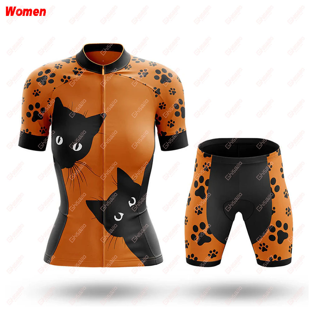 Peek A Boo Cat Polyester Cycli - Mountain Biking Outfits Women บทวิจารณ์และราคา