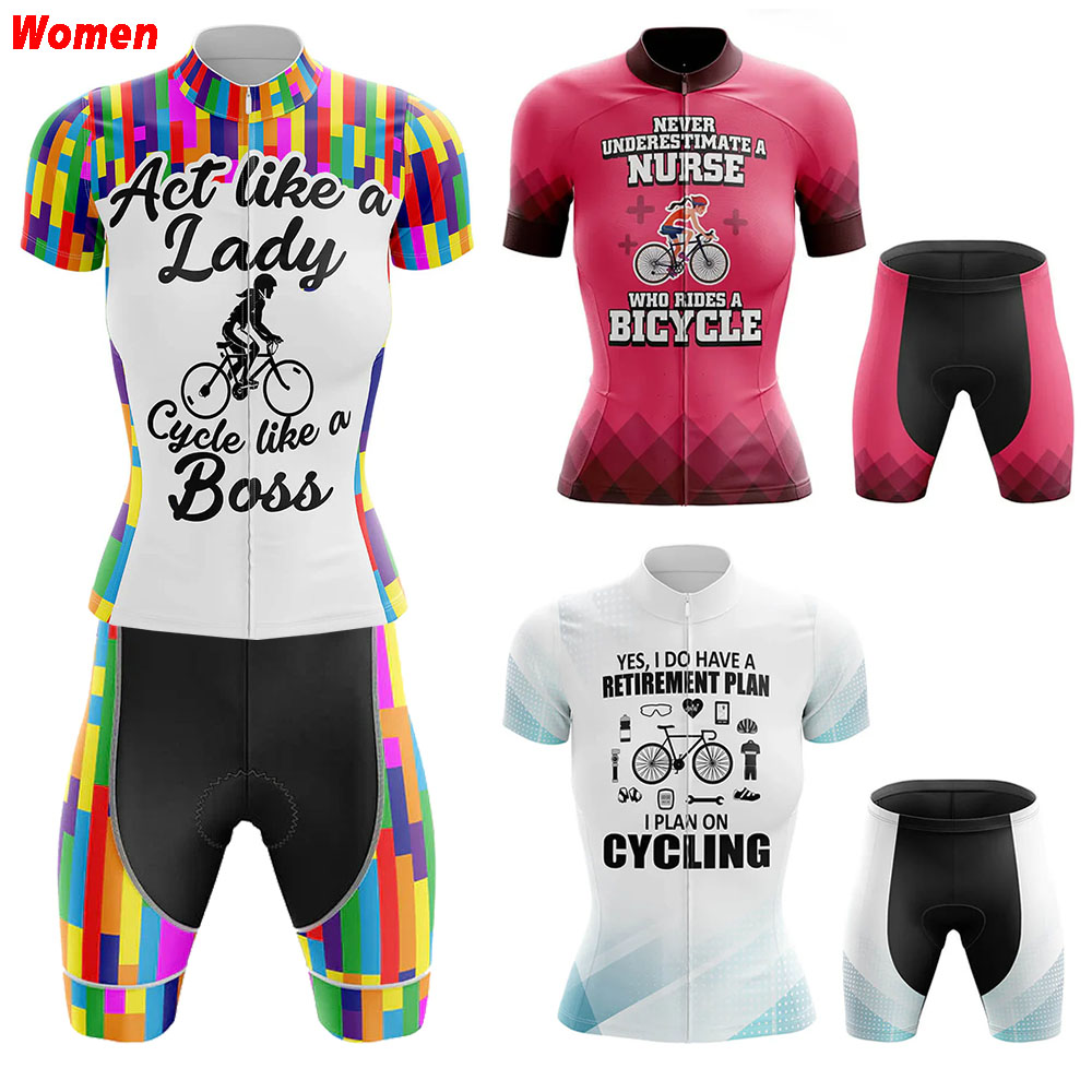 Cycling Nurse Polyester Cyclin - Mountain Biking Outfits Women บทวิจารณ์และราคา